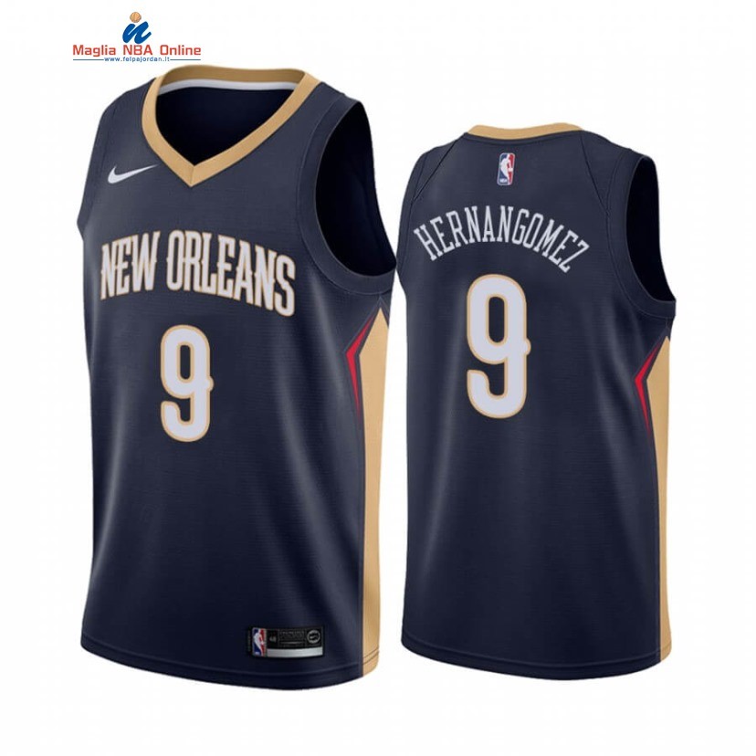 Maglia NBA Nike New Orleans Pelicans #9 Willy Hernangomez Marino Icon 2020-21 Acquista