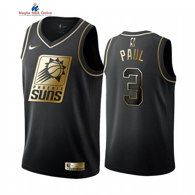 Maglia NBA Nike Phoenix Suns #3 Chris Paul Oro Edition Acquista