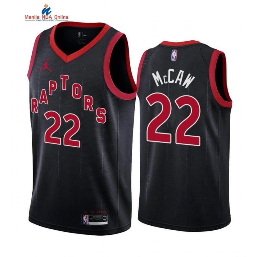 Maglia NBA Nike Toronto Raptors #22 Patrick McCaw Nero Statement 2020-21 Acquista