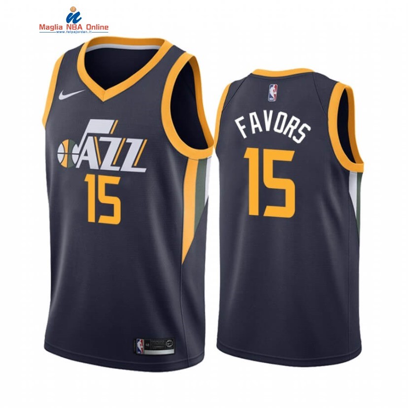 Maglia NBA Nike Utah Jazz #15 Derrick Favors Marino Icon 2020-21 Acquista