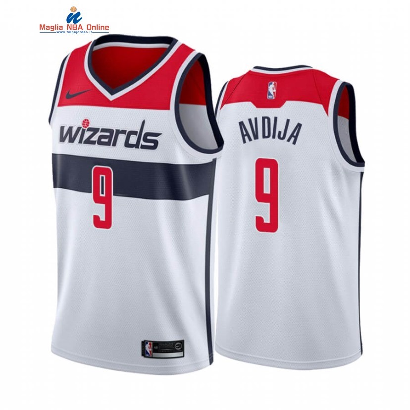 Maglia NBA Nike Washington Wizards #9 Deni Avdija Bianco Association 2020-21 Acquista