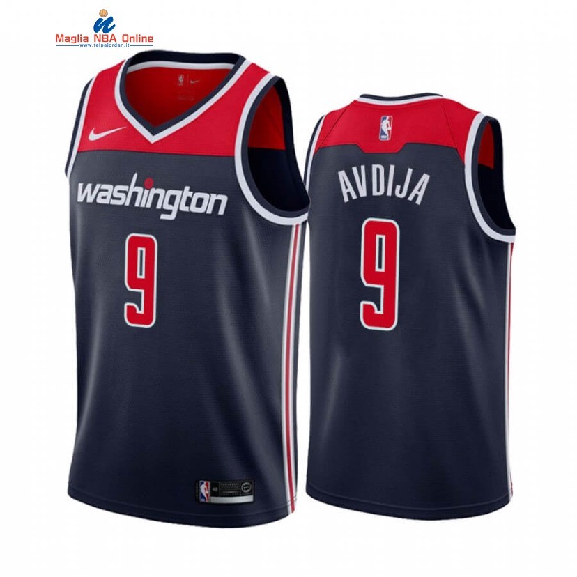 Maglia NBA Nike Washington Wizards #9 Deni Avdija Nero Statement 2020-21 Acquista