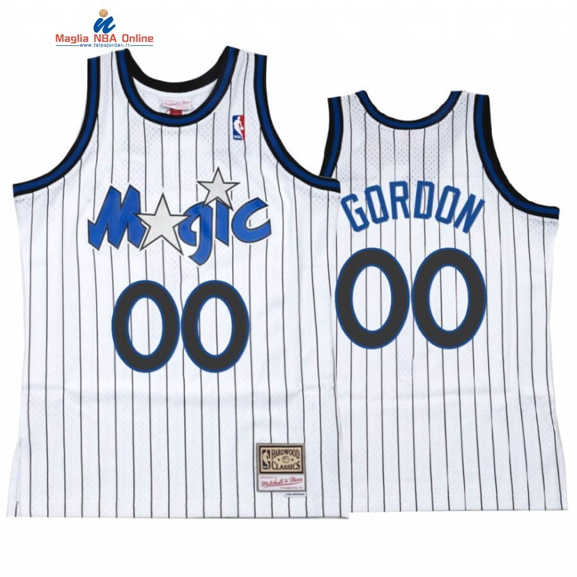 Maglia NBA Orlando Magic #0 Aaron Gordon Bianco Hardwood Classics Acquista