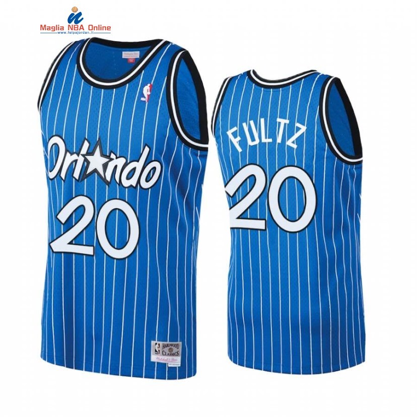 Maglia NBA Orlando Magic #20 Markelle Fultz Blu Hardwood Classics Acquista