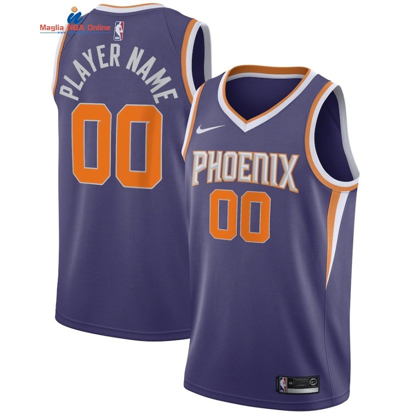Maglia NBA Phoenix Suns #00 Personalizzate Porpora Icon 2019-20 Acquista