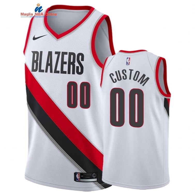 Maglia NBA Portland Trail Blazers #00 Personalizzate Bianco Association 2019-20 Acquista