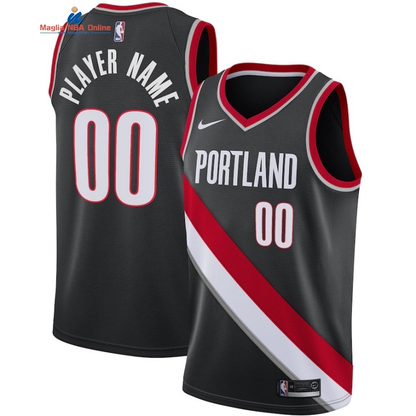 Maglia NBA Portland Trail Blazers #00 Personalizzate Nero Icon 2019-20 Acquista