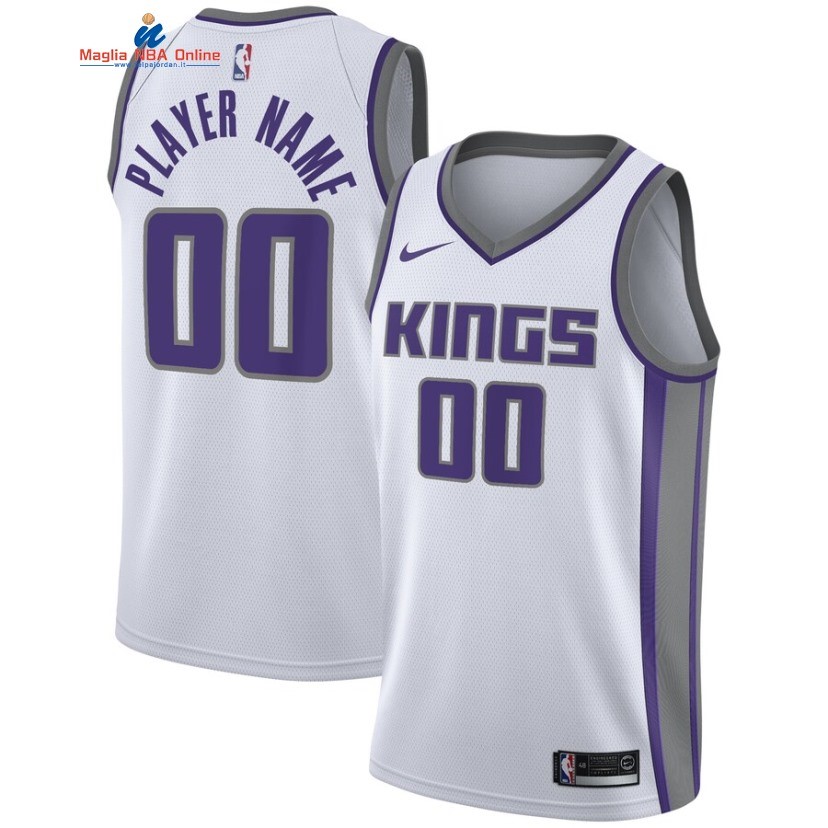 Maglia NBA Sacramento Kings #00 Personalizzate Bianco Association 2019-20 Acquista