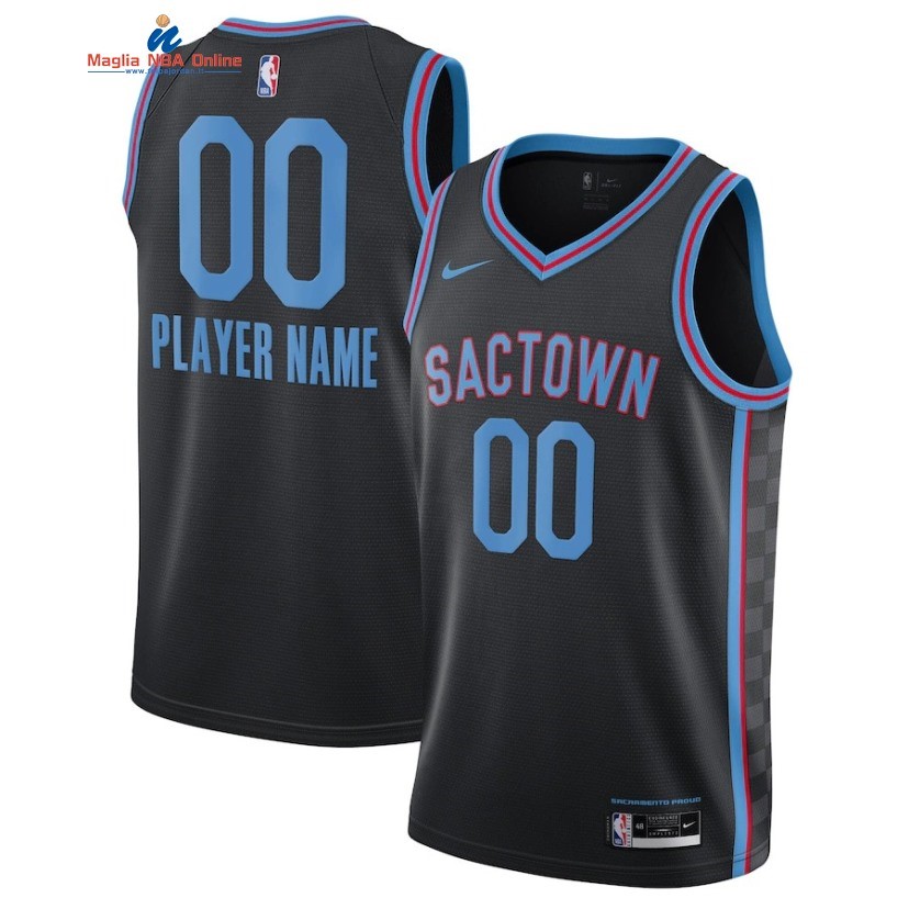 Maglia NBA Sacramento Kings #00 Personalizzate Nero Città 2020 Acquista