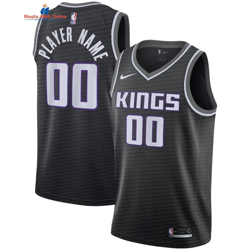 Maglia NBA Sacramento Kings #00 Personalizzate Nero Statement 2019-20 Acquista