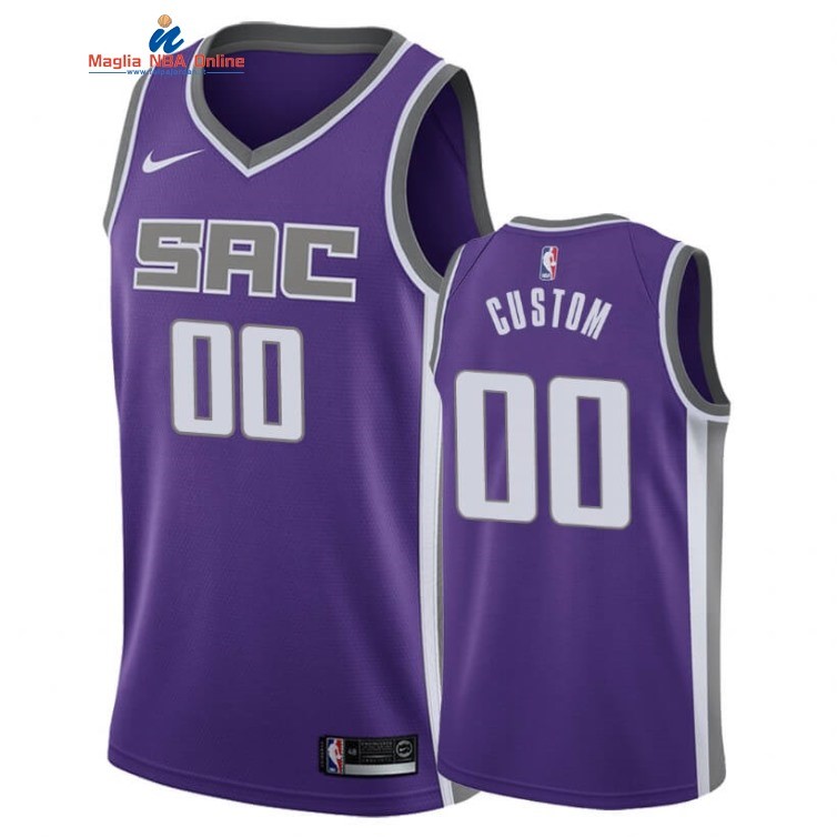 Maglia NBA Sacramento Kings #00 Personalizzate Porpora Icon 2019-20 Acquista