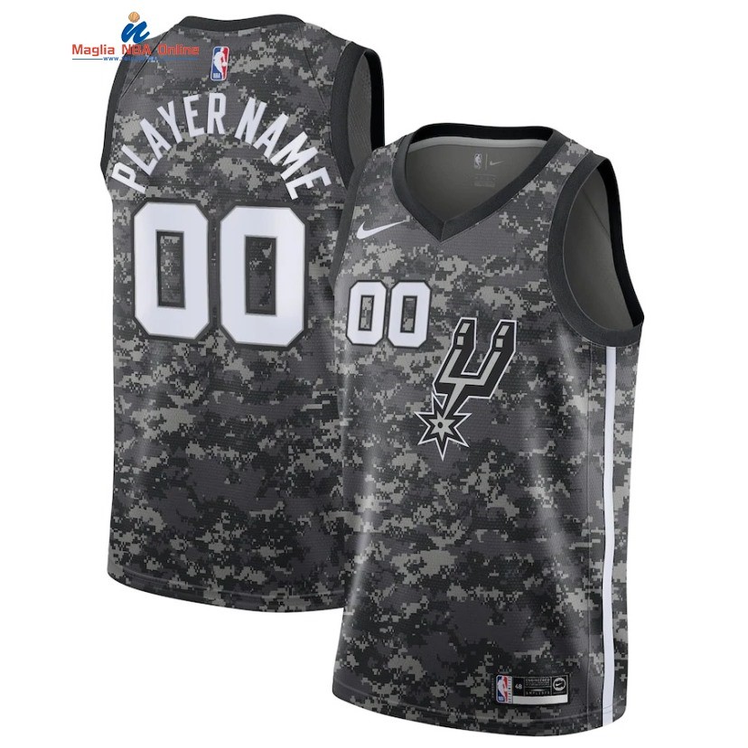 Maglia NBA San Antonio Spurs #00 Personalizzate Camouflage Città 2019-20 Acquista