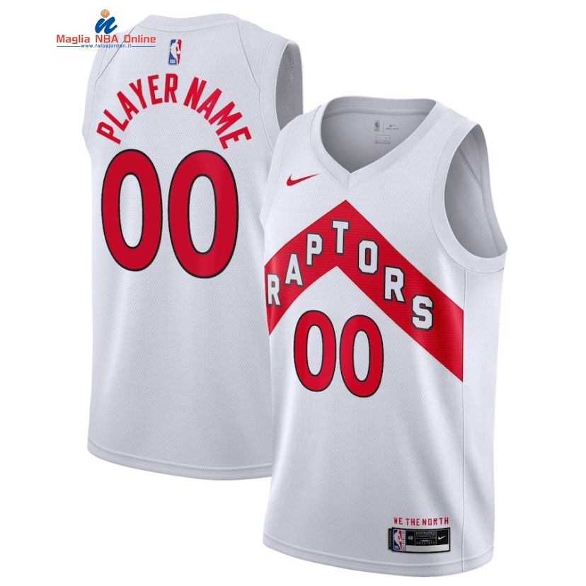 Maglia NBA Toronto Raptors #00 Personalizzate Bianco Association 2020-21 Acquista