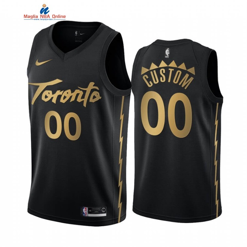 Maglia NBA Toronto Raptors #00 Personalizzate Nero Città 2019-20 Acquista