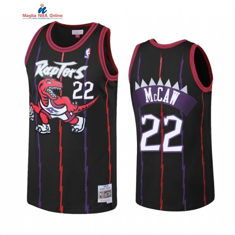 Maglia NBA Toronto Raptors #22 Patrick McCaw Reload Nero Hardwood Classics Acquista