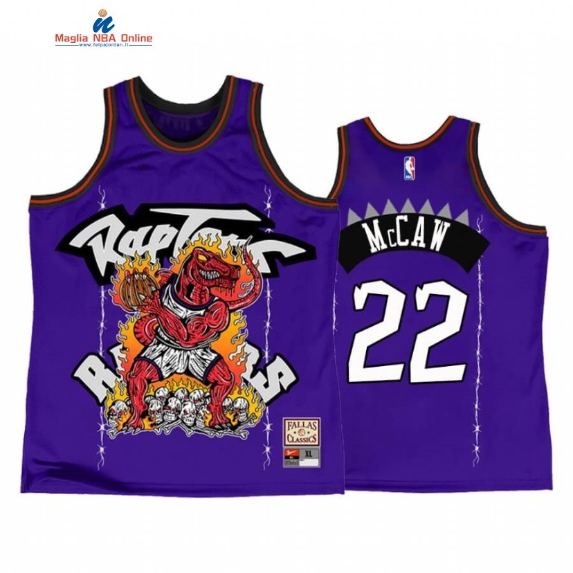 Maglia NBA Toronto Raptors #22 Patrick McCaw Warren Lotas Porpora Throwback Acquista