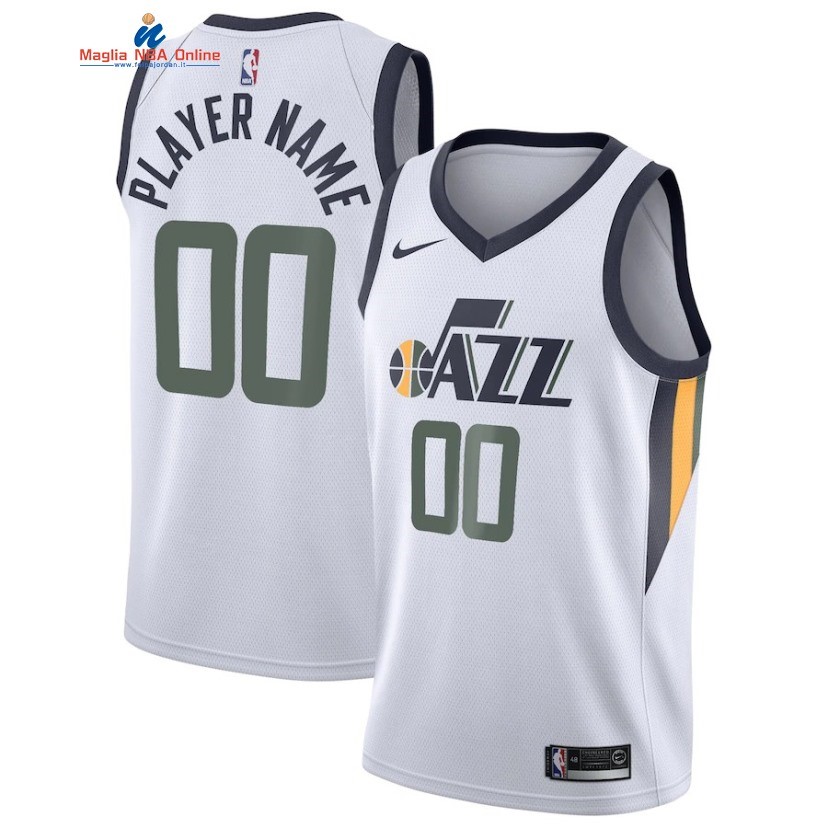 Maglia NBA Utah Jazz #00 Personalizzate Bianco Association 2019-20 Acquista