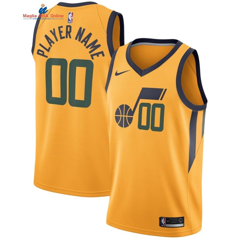 Maglia NBA Utah Jazz #00 Personalizzate Giallo Statement 2019-20 Acquista