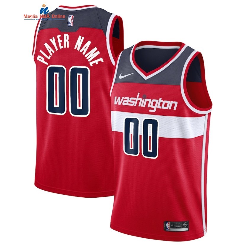 Maglia NBA Washington Wizards #00 Personalizzate Rosso Icon 2019-20 Acquista