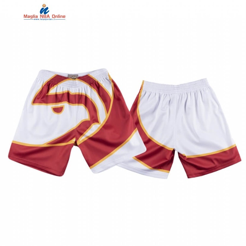 Pantaloni Basket Atlanta Hawks Nike Big Face Bianco 2020 Acquista