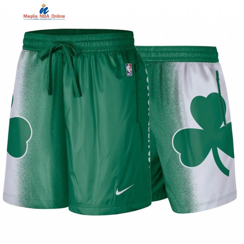 Pantaloni Basket Boston Celtics Verde Città 2020-21 Acquista