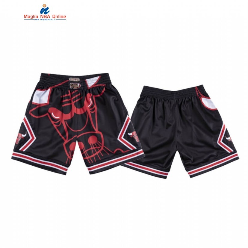 Pantaloni Basket Chicago Bulls Big Face Nero Hardwood Classics 2020 Acquista