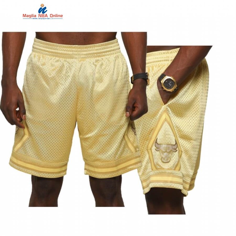 Pantaloni Basket Chicago Bulls Midas SM Oro Hardwood Classics 2020 Acquista