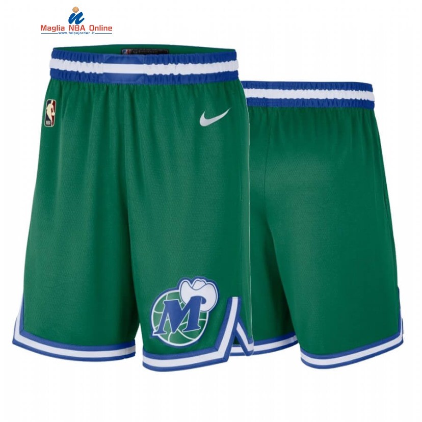 Pantaloni Basket Dallas Mavericks Verde Hardwood Classics 2020-21 Acquista