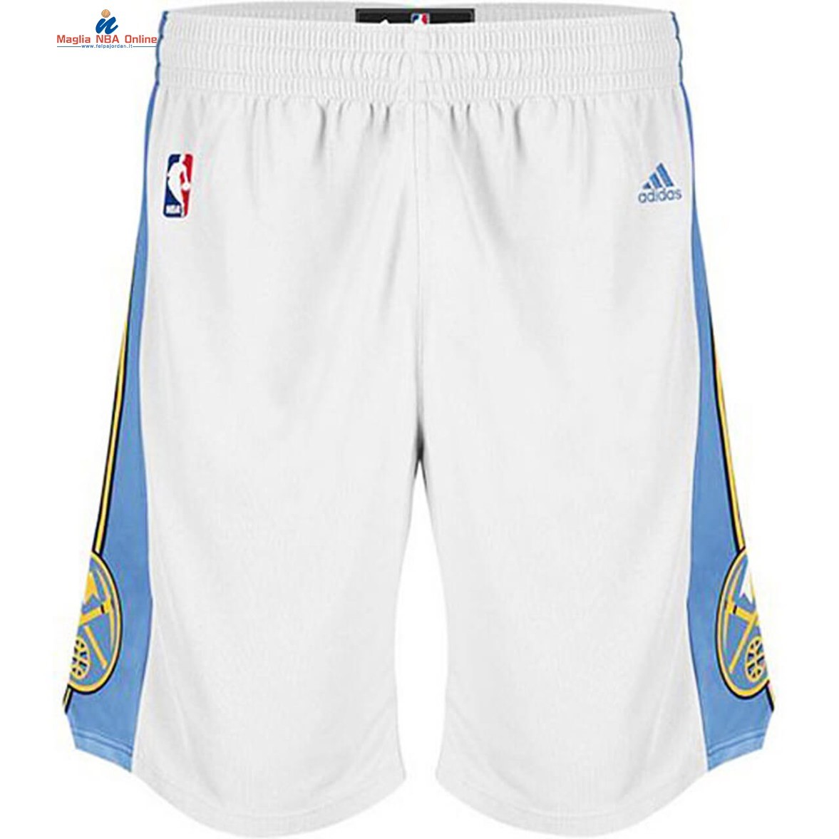 Pantaloni Basket Denver Nuggets Revolution 30 Bianco 2020 Acquista