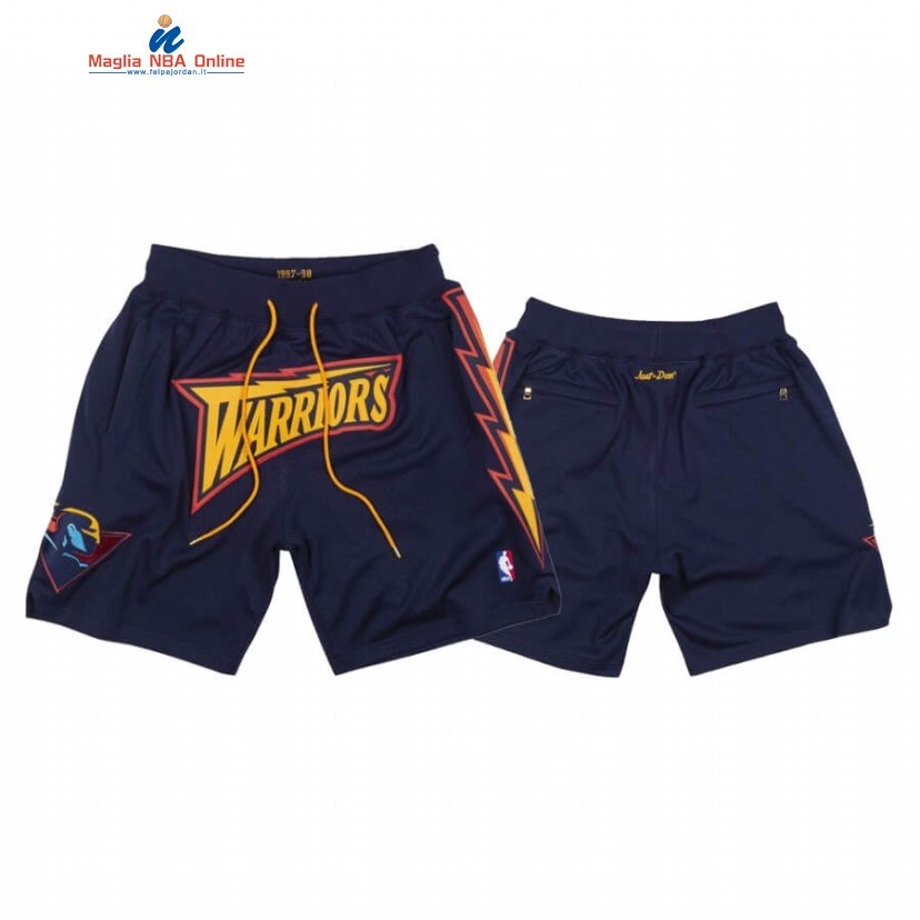 Pantaloni Basket Golden State Warriors Just Don Marino Hardwood Classics Acquista