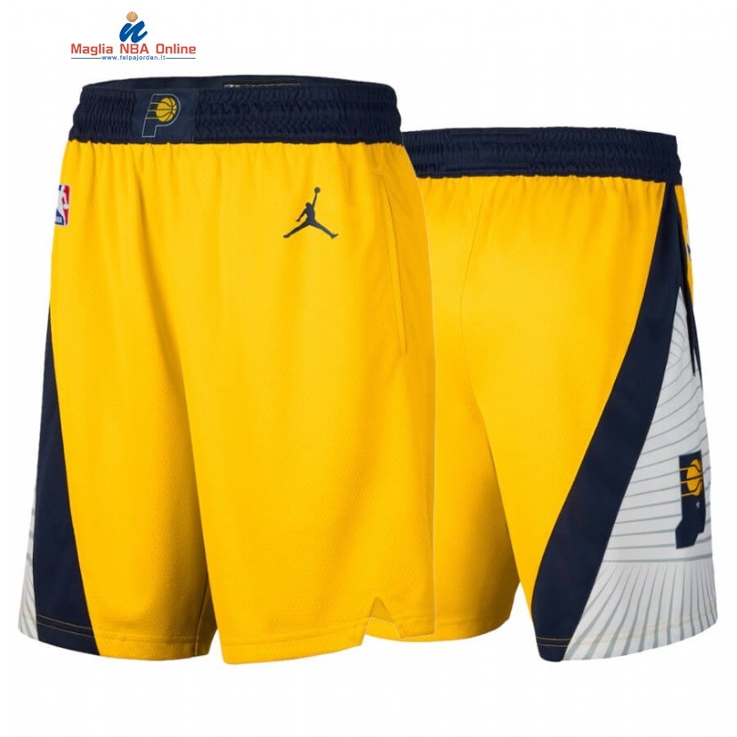 Pantaloni Basket Indiana Pacers Oro Association Acquista