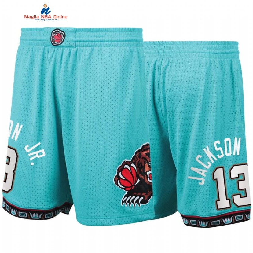 Pantaloni Basket Memphis Grizzlies #13 Jaren Jackson Jr. Blu Hardwood Classics Acquista