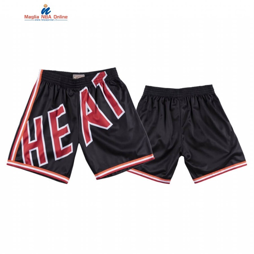 Pantaloni Basket Miami Heat Big Face Nero 2020 Acquista