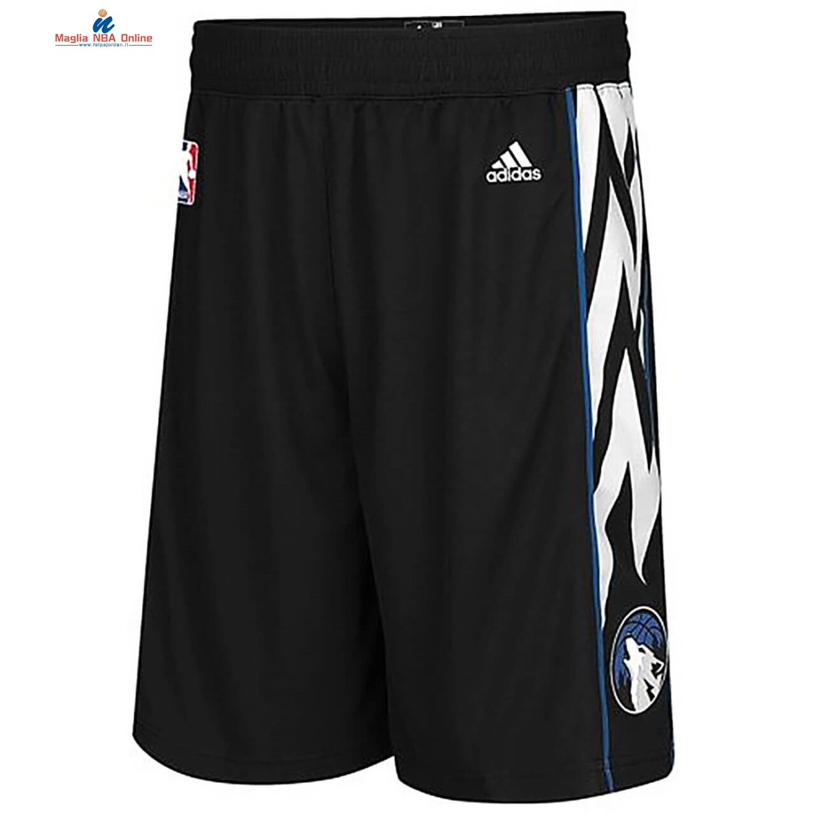 Pantaloni Basket Minnesota Timberwolves Lights out Nero 2020 Acquista