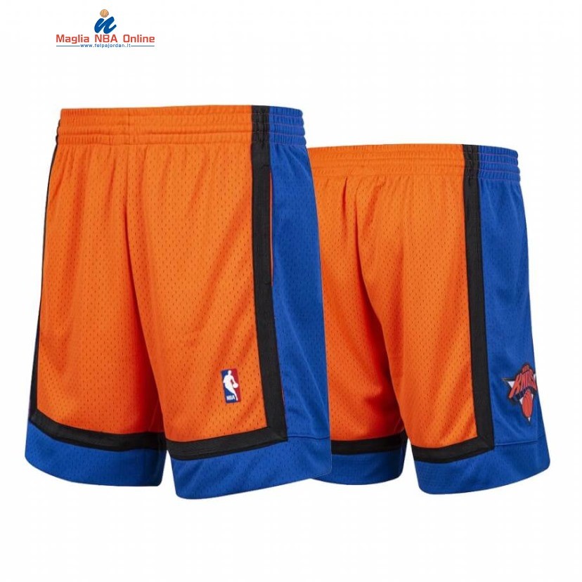 Pantaloni Basket New York Knicks Arancia Hardwood Classics Acquista