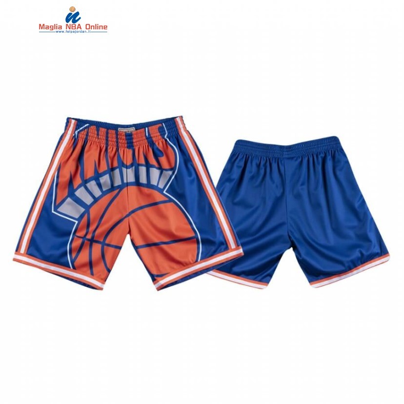 Pantaloni Basket New York Knicks Big Face Blu 2020 Acquista
