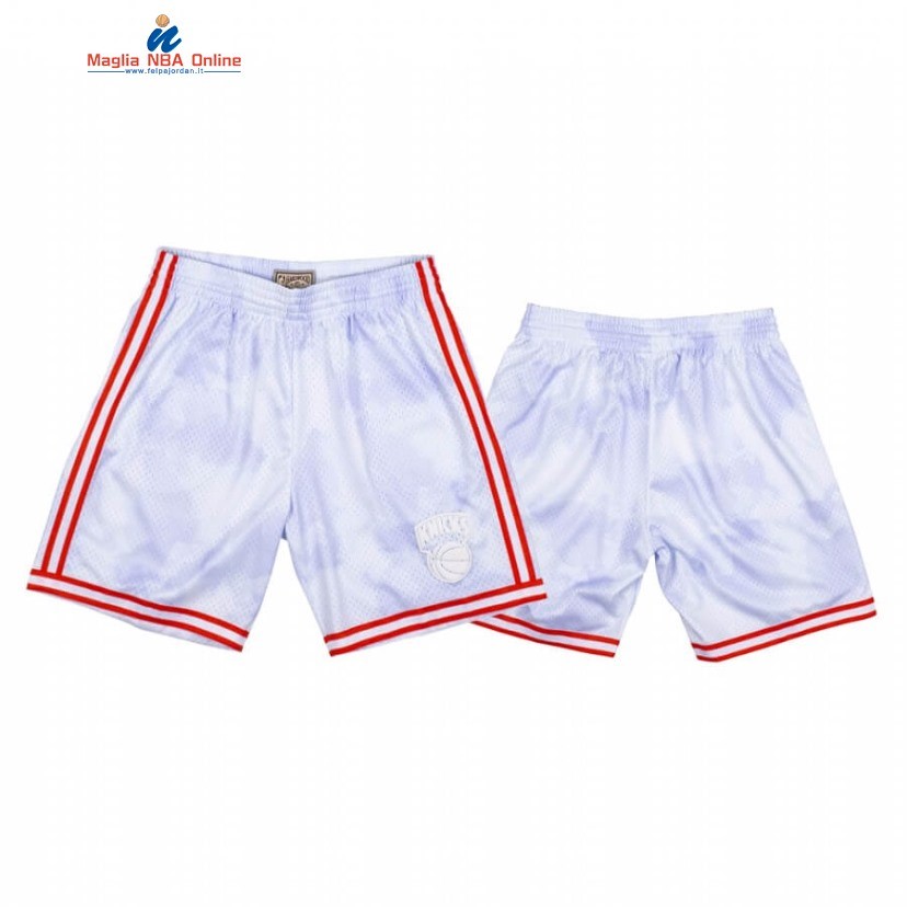 Pantaloni Basket New York Knicks Cloudy Skies Bianco Acquista