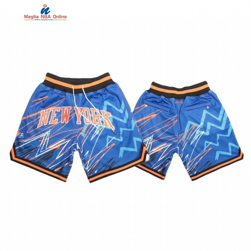 Pantaloni Basket New York Knicks Jam Just Don Blu 2020 Acquista
