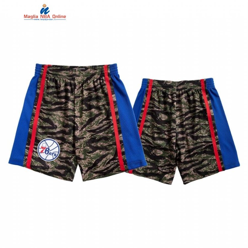 Pantaloni Basket Philadelphia Sixers Verde Hardwood Classics Acquista