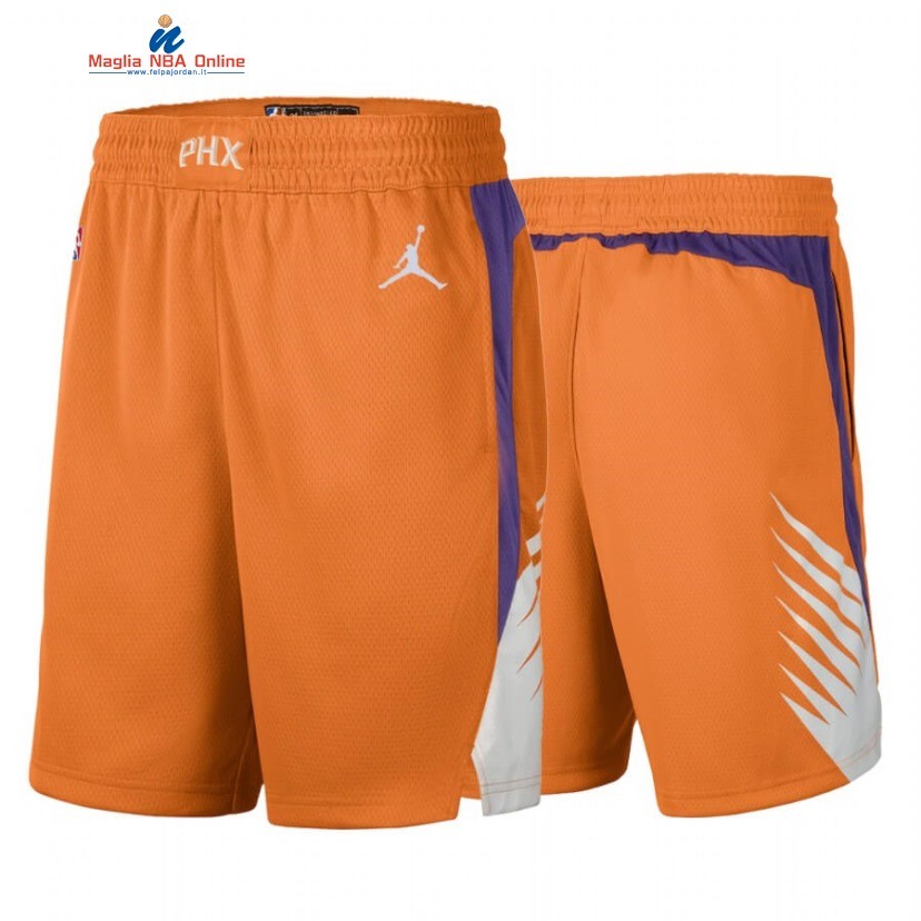 Pantaloni Basket Phoenix Suns Arancia Association 2020 Acquista