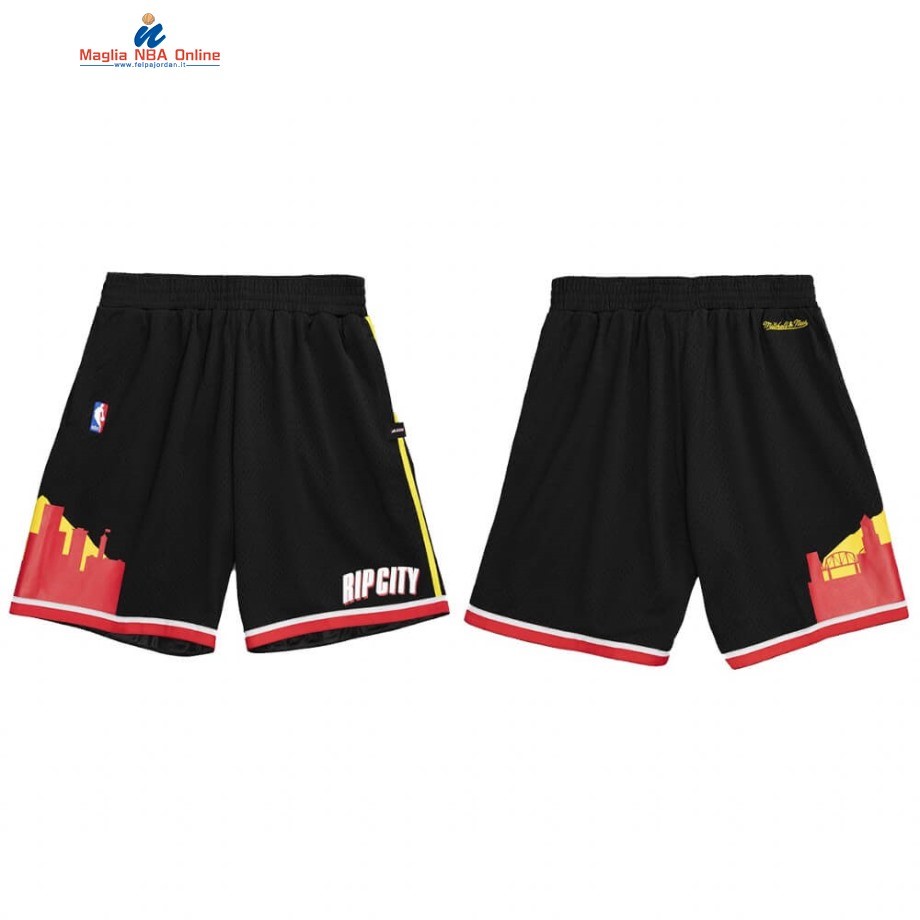 Pantaloni Basket Portland Trail Blazers Amine X BR Remix Nero 2020 Acquista