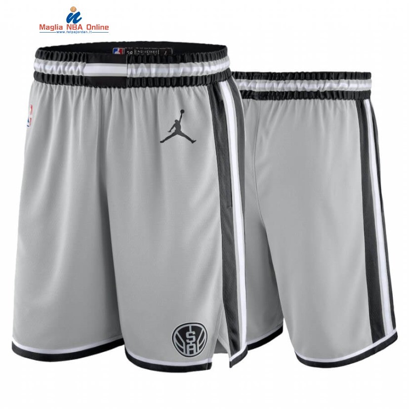 Pantaloni Basket San Antonio Spurs Grigio Association 2020 Acquista