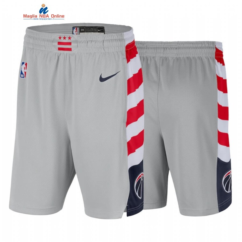 Pantaloni Basket Washington Wizards Grigio Città 2020-21 Acquista