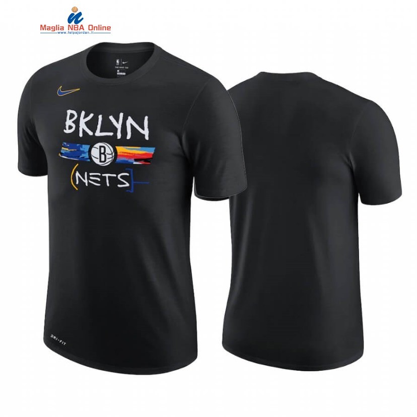 T-Shirt Brooklyn Nets Story Nero Città 2020-21 Acquista
