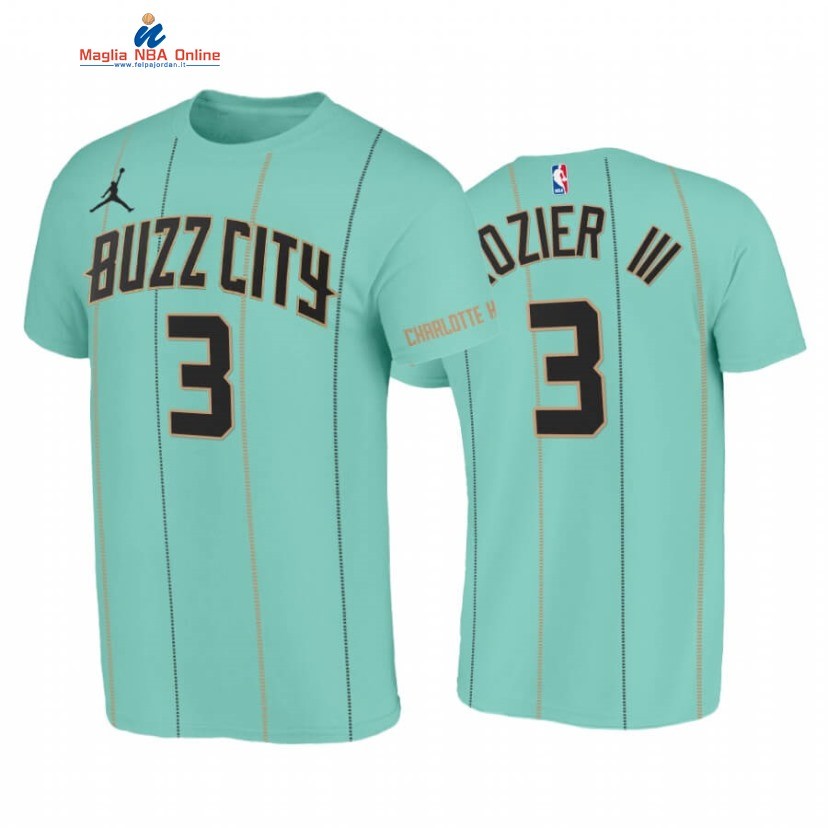 T-Shirt Charlotte Hornets #3 Terry Rozier III Teal Città 2020-21 Acquista