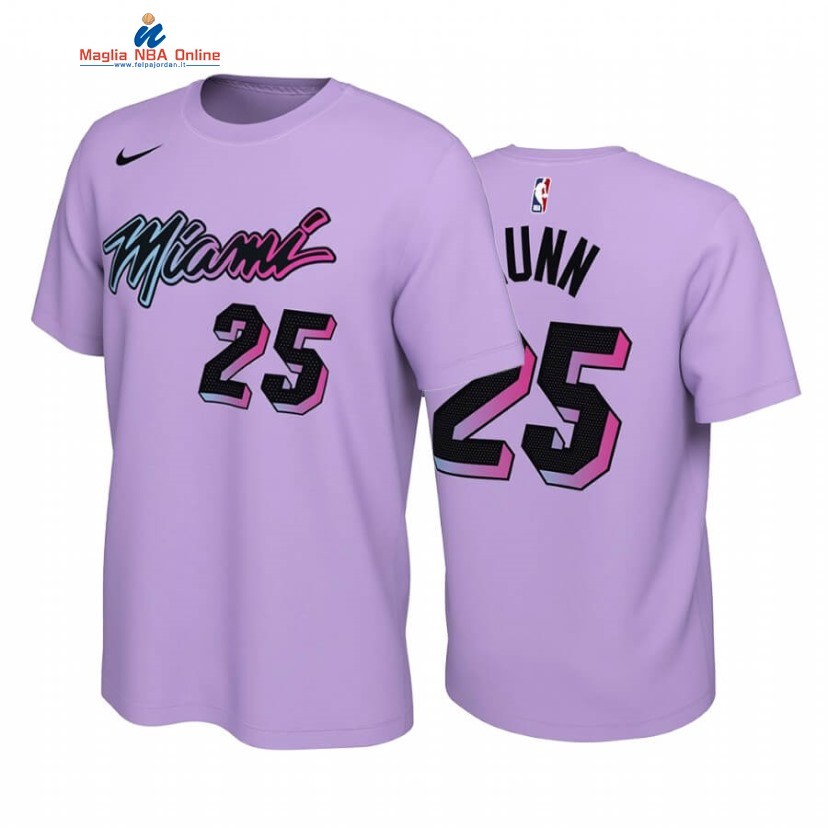 T-Shirt Miami Heat #25 Kendrick Nunn Rosa 2020-21 Acquista