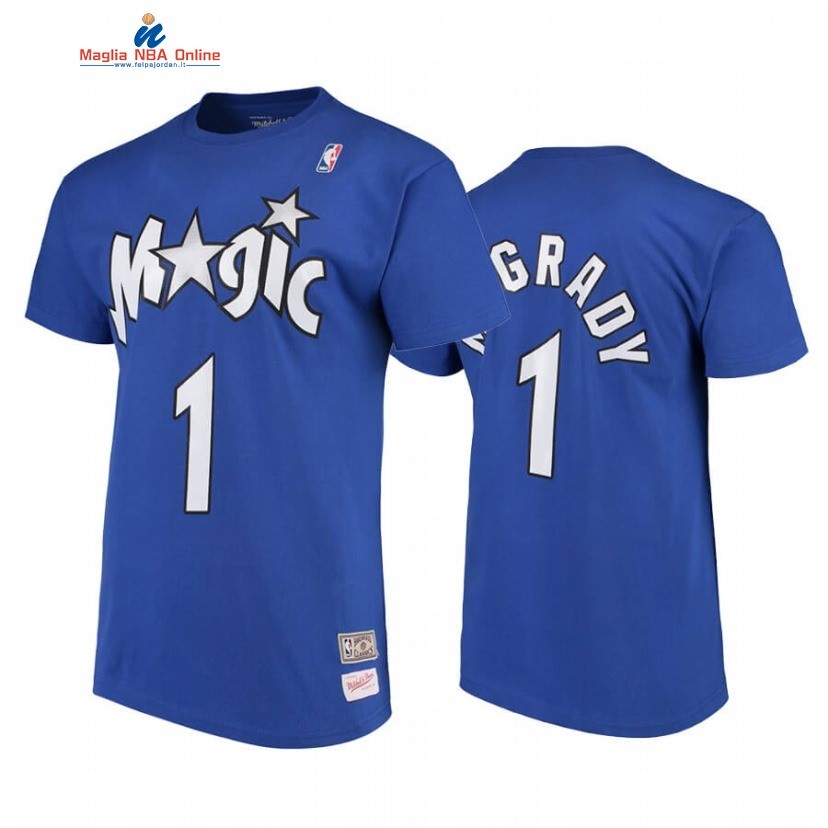 T-Shirt Orlando Magic #1 Tracy McGrady Nero Hardwood Classics Acquista