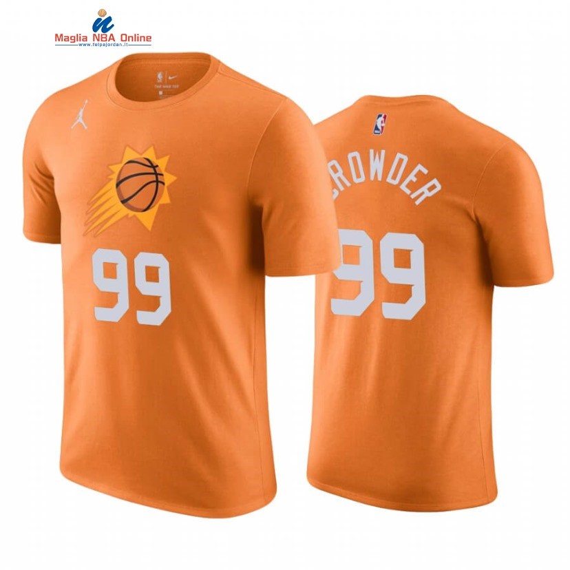 T-Shirt Phoenix Suns #39 Jae Crowder Arancia Statement 2020-21 Acquista