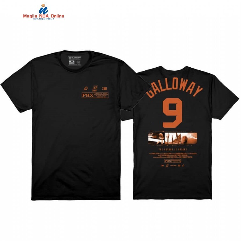 T-Shirt Phoenix Suns #9 Langston Galloway Nero 2020 Acquista