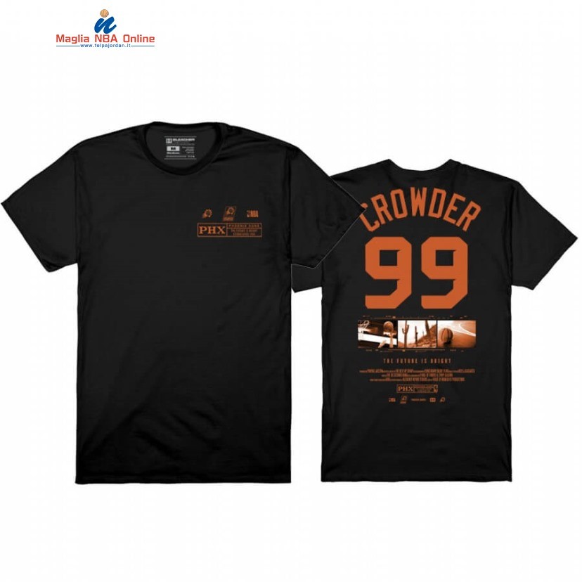 T-Shirt Phoenix Suns #99 Jae Crowder Nero 2020 Acquista
